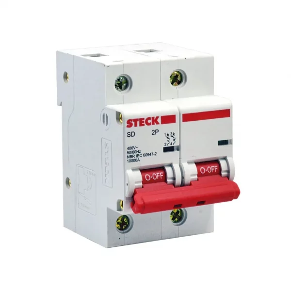 Disjuntor Bipolar SD 80A - Steck