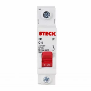 Disjuntor Monopolar C16 - Steck