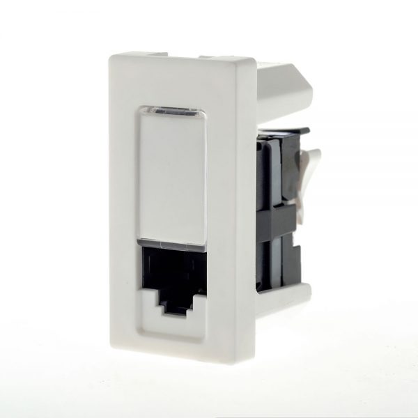 Módulo tomada de dados RJ45 Branco