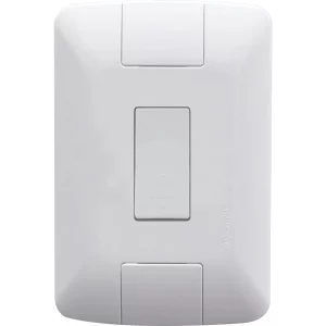 Conjunto 4x2 com 1 Pulsador Campainha 6A 250V Branco - Tramontina Aria