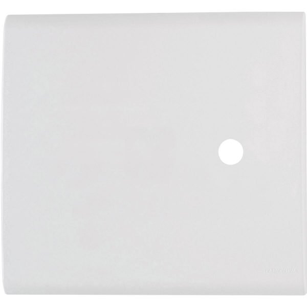 Placa 4x4 com 1 furo 9,5mm Branca - Tramontina Liz