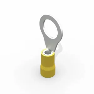 Terminal Anel Pré-isolado 4-6mm Amarelo 10 unidades