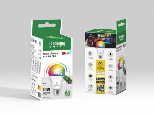 Lâmpada SMART LED WI-FI 10w RGB